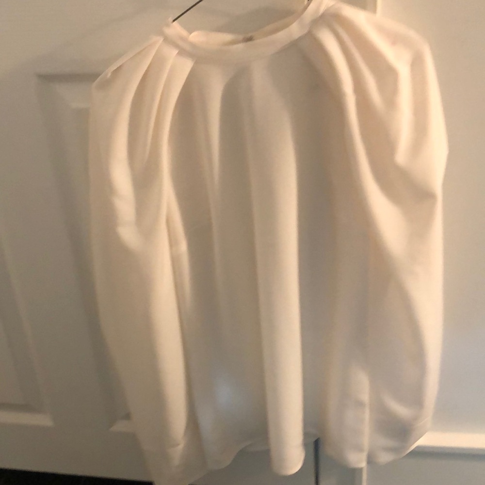 Cream blouse